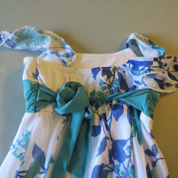Blue & Green &  White Speechless Dress Size 7 - Picture 5 of 6